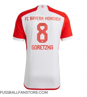 Bayern Munich Leon Goretzka #8 Replik Heimtrikot 2023-24 Kurzarm